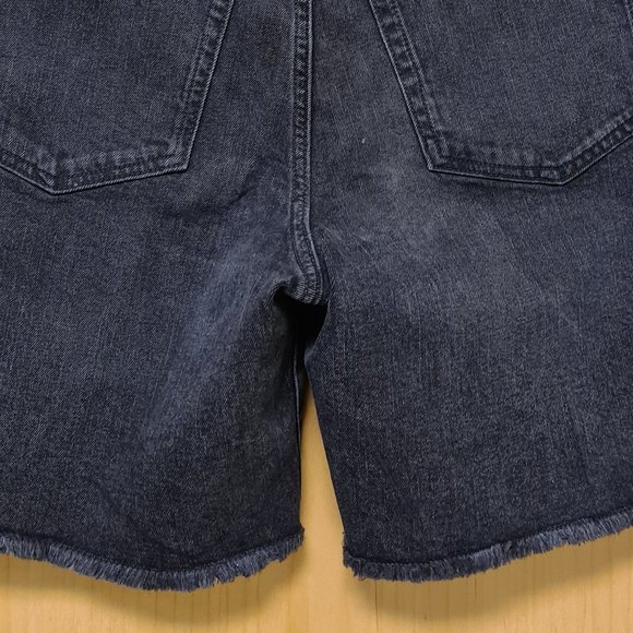 J. Crew NWT Black Long Denim Shorts size 28 - Picture 10 of 12